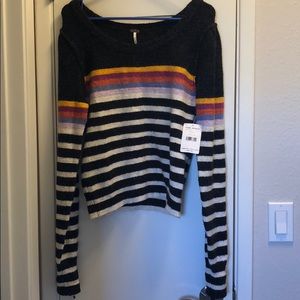 Free People Black sweater NEW w/ tag